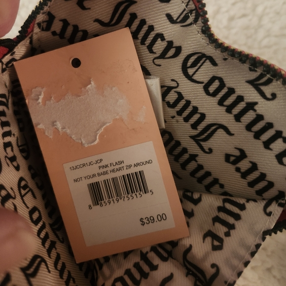 NWT Hot Pink Juicy Couture wristlet - Picture 10 of 12